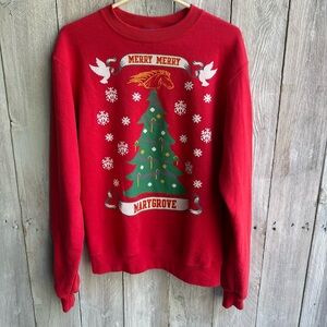 Champion Eco Fleece “Merry Merry Marygrove” Crew neck Sweatshirt Size Small